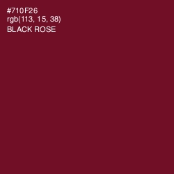 #710F26 - Black Rose Color Image