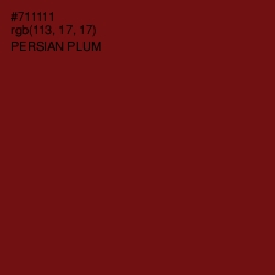 #711111 - Persian Plum Color Image