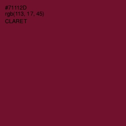 #71112D - Claret Color Image