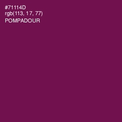 #71114D - Pompadour Color Image