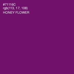 #71116C - Honey Flower Color Image