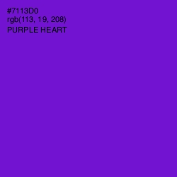 #7113D0 - Purple Heart Color Image