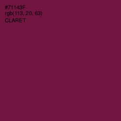 #71143F - Claret Color Image