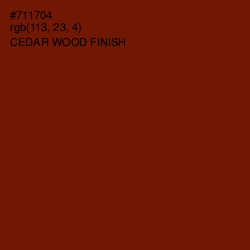 #711704 - Cedar Wood Finish Color Image