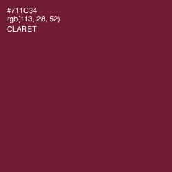 #711C34 - Claret Color Image