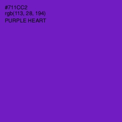 #711CC2 - Purple Heart Color Image