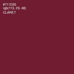#711D30 - Claret Color Image