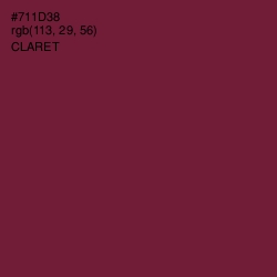 #711D38 - Claret Color Image