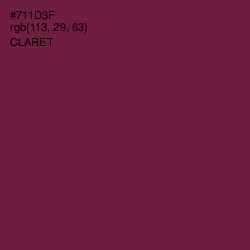 #711D3F - Claret Color Image