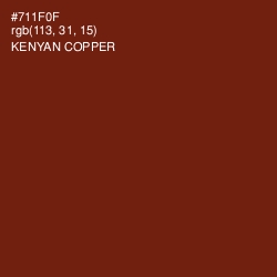 #711F0F - Kenyan Copper Color Image