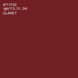 #711F22 - Claret Color Image