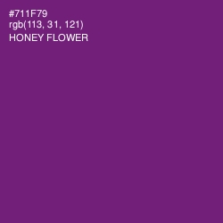 #711F79 - Honey Flower Color Image