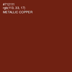 #712111 - Metallic Copper Color Image