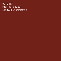 #712117 - Metallic Copper Color Image