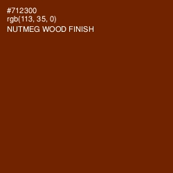 #712300 - Nutmeg Wood Finish Color Image
