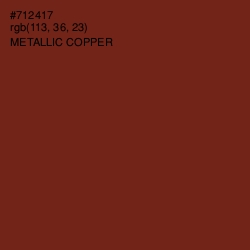 #712417 - Metallic Copper Color Image