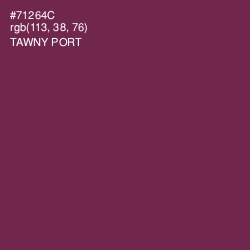 #71264C - Tawny Port Color Image
