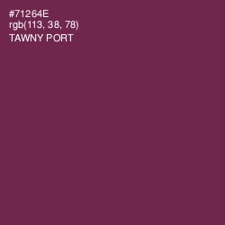 #71264E - Tawny Port Color Image