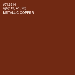 #712914 - Metallic Copper Color Image