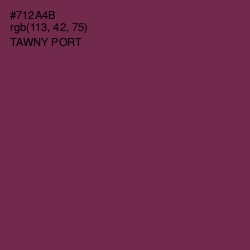 #712A4B - Tawny Port Color Image