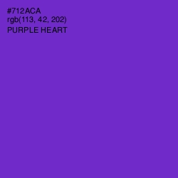 #712ACA - Purple Heart Color Image