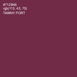 #712B46 - Tawny Port Color Image