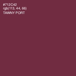 #712C42 - Tawny Port Color Image