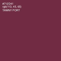 #712D41 - Tawny Port Color Image