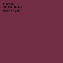 #712E45 - Tawny Port Color Image