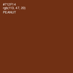 #712F14 - Peanut Color Image