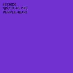 #7130D0 - Purple Heart Color Image