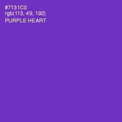 #7131C0 - Purple Heart Color Image