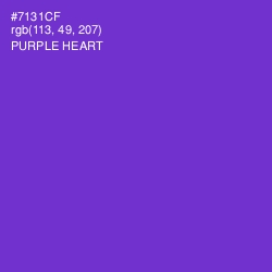 #7131CF - Purple Heart Color Image