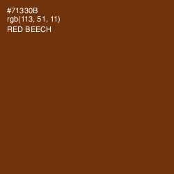 #71330B - Red Beech Color Image