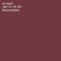 #71383F - Buccaneer Color Image