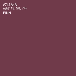 #713A4A - Finn Color Image