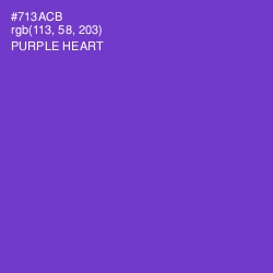 #713ACB - Purple Heart Color Image