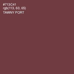 #713C41 - Tawny Port Color Image