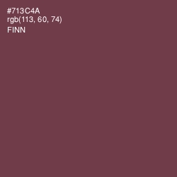 #713C4A - Finn Color Image