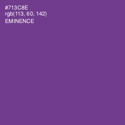 #713C8E - Eminence Color Image