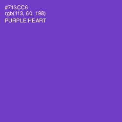 #713CC6 - Purple Heart Color Image