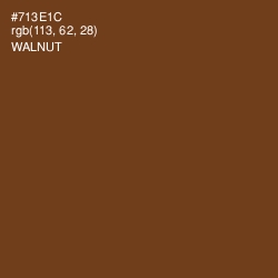 #713E1C - Walnut Color Image