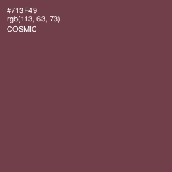 #713F49 - Cosmic Color Image