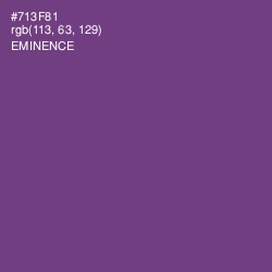 #713F81 - Eminence Color Image