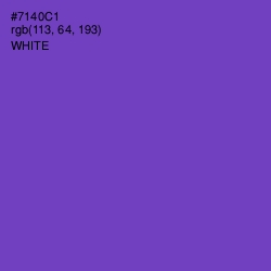 #7140C1 - Fuchsia Blue Color Image