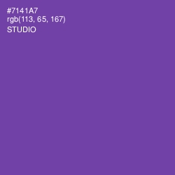 #7141A7 - Studio Color Image