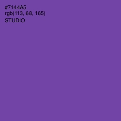 #7144A5 - Studio Color Image