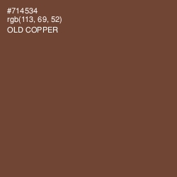 #714534 - Old Copper Color Image