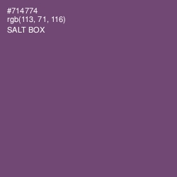#714774 - Salt Box Color Image