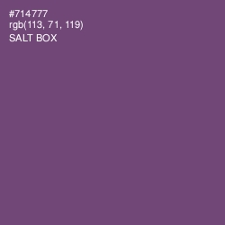 #714777 - Salt Box Color Image